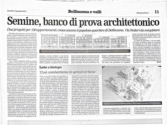 «Semine, banco di prova architettonico»