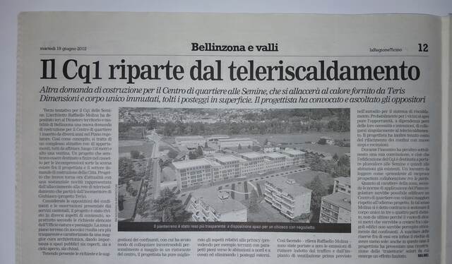«Il Cq1 riparte dal teleriscaldamento»