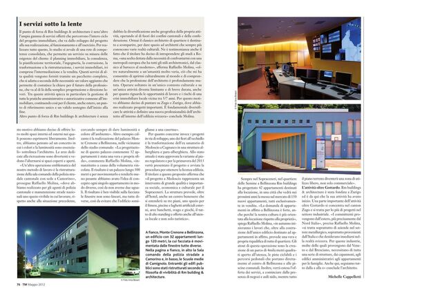 «Real Estate globale», seconda pagina